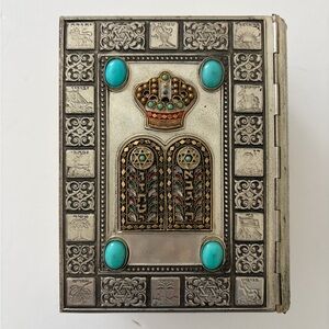 Hebrew Bible.  The Holy Scriptures 1969 Tel-Aviv Israel, Metal Cover, Very Good.